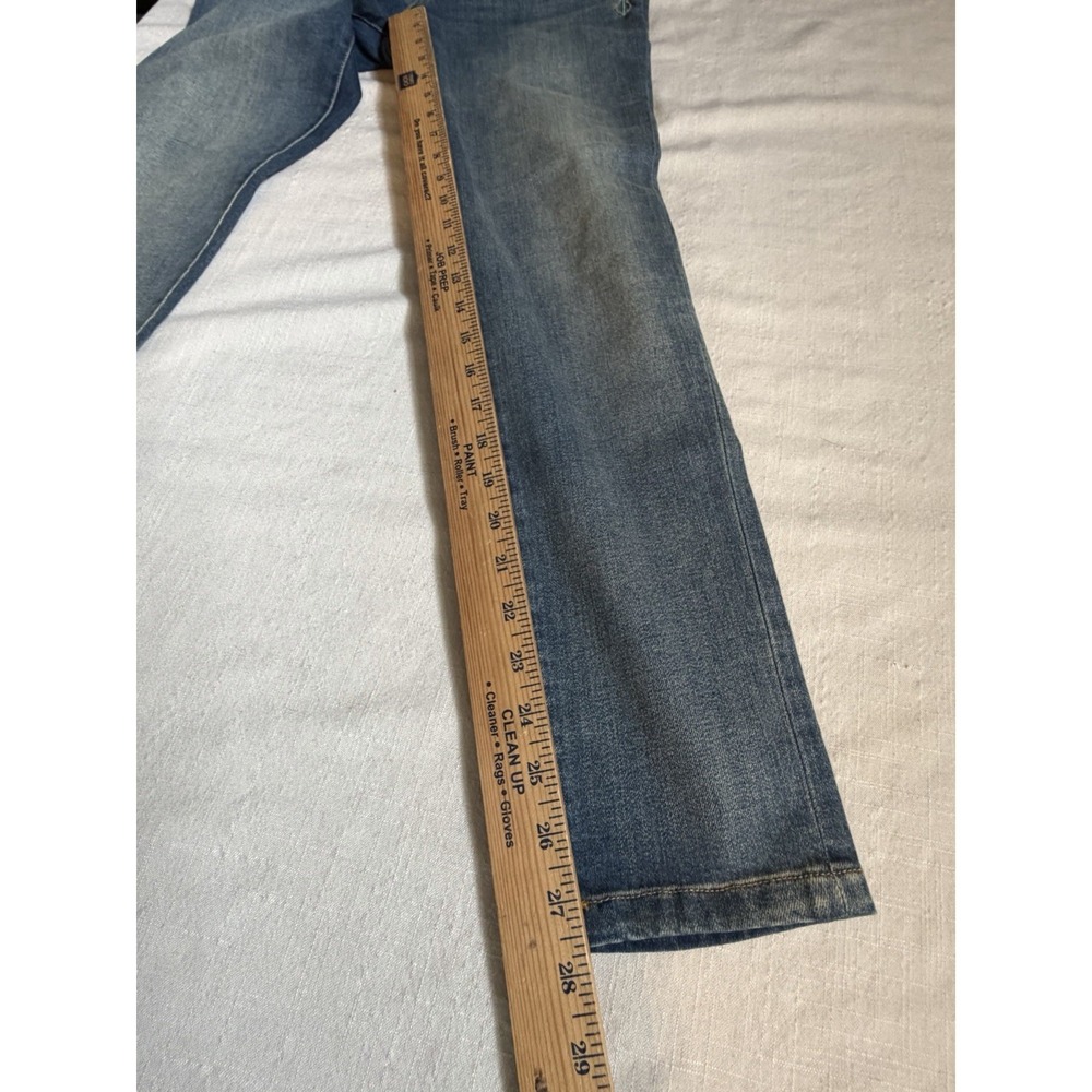 Lauren Ralph Lauren Jeans Womens 8 Blue Beaded Western Stretch Denim - Picture 9 of 9